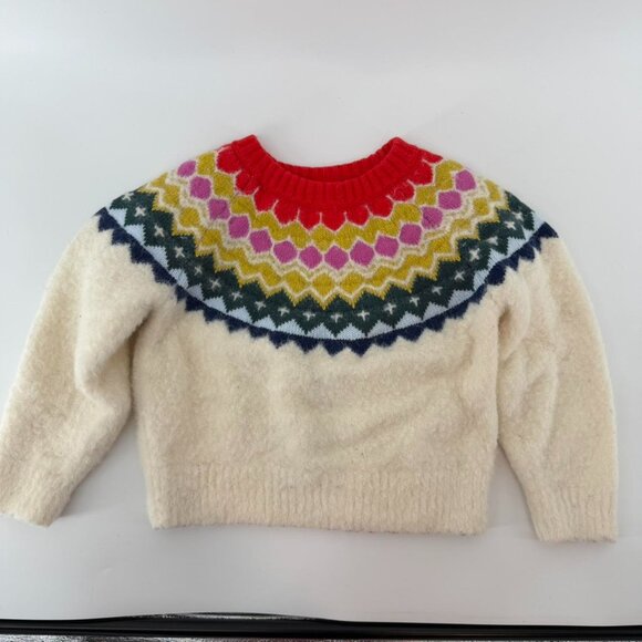 Hanna Andersson Other - Hanna Andersson Girls Fair Isle Knit Sweater Red Multicolor Size US 4